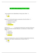 BIO 2070 MICROBIOLOGY WEEK 2 QUIZ / BIO 2070 WEEK 2 QUIZ (LATEST-2020): COMPLETE SOLUTIONS|SOUTH UNIVERSITY|VERIFIED ANSWERS, 100% CORRECT