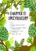 Chapter 13: Spectroscopy