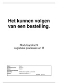 Module opdracht - Logistieke processen en IT (cijfer 8)