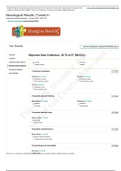 Neurological Completed Shadow Health TABS 2022&sol;2023 &lpar;Transcript&comma; Objective data collection&comma; Education and Empathy&comma; Documentation&sol;EHR&rpar; GRADED A