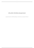 AFL1501 Portfolio Assignment