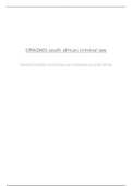 CRW 2601 South African criminal law