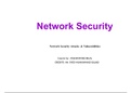 Network Security Attacks and Vulenraibilty