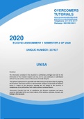 ECS3703 ASSIGNMENT 1 SEMESTER 2 OF 2020
