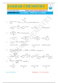 Chemistry worksheet - Alcohol, Phenol and Ether 