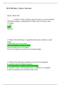 BUSI 300 QUIZ 2/ BUSI 300 BUSINESS COMMUNICATIONS, Liberty University  30 Questions And Answers, ,Set-2
