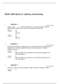 BUSI 300 QUIZ 3/ BUSI 300 BUSINESS COMMUNICATIONS, Liberty University 30 Questions And Answers, ,Set-7