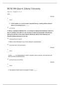 BUSI 300 QUIZ 4 / BUSI 300 BUSINESS COMMUNICATIONS, Liberty University 30 Questions And Answers, ,Set-1