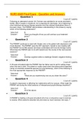 NURS 6640 Final Exam 7 - Question and Answers