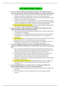 ATI MED-SURG PART A &lpar;90 Q&A&rpar; &lpar;LATEST- 2020&rpar;&vert;VERIFIED&comma; 100&percnt; CORRECT