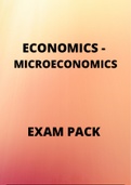 Microeconomics/Economics Study Notes (chap 1-12) and Past Exam Pack
