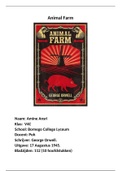 Animal Farm (boekverslag engels)