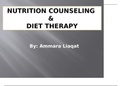 Nutrition Counselling and Diet Therapy