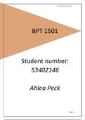 BPT1501 Assignments 2-6