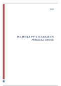 politieke psychologie en publieke opinie samenvatting 
