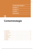 Concepten van de Marketingcommunicatie: Hoofdstuk 13 - Contentstrategie
