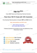 Cisco Online and Proctored Exams 700-751 Practice Test, 700-751 Exam Dumps 2020 Update