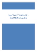 Macro-Economie Examenvragen 