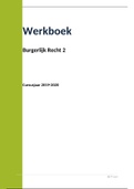 Werkboek Zwaartepunt van het Vermogensrecht/BR2 jaar 2019-2020