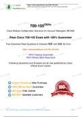 Cisco Express Collaboration Specialization 700-105  Practice Test, 700-105 Exam Dumps 2020 Update