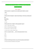 NAPSRx Exam Question Bank Quiz 1 to Quiz 21 , Chapter 1 to 23 | (100% VERIFIED ANSWERS, ALREADY GRADED A)	