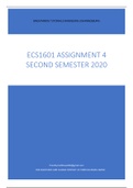  ECS1601 ASSIGNMENT 4 SECOND SEMESTER 2020