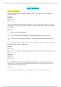 PSYC 290 Quiz 5 / PSYC290 Quiz 5: Psychology(Version 2,Latest 2020): Athabasca University(ANSWERS VERIFIED ALL CORRECT)
