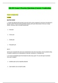 NR 293 Exam 2 Practice Questions &lpar;Latest 2020&rpar;&colon; CHAMBERLAIN COLLEGE OF NURSING &vert; &lpar; 100&percnt; Verified Answers by Chamberlain Expert&rpar;&Tab;