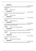 NURS 6551 Final Exam 1 Questions & Answers(Graded A)