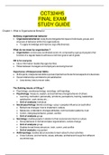 CCT324H5 FINAL EXAM STUDY GUIDE/ CCT 324H5 FINAL EXAM STUDY GUIDE UPDATED 2020/324 final exam study guide 