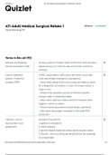 ATI Adult Medical Surgical Retake 1 Flashcards