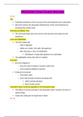 BIOS 256 A & P IV Final Exam Guide & Review/ BIOS256 A & P IV Final Exam Guide & Review (NEWEST 2020): Chamberlain College of Nursing (Verified,Download to score A) 
