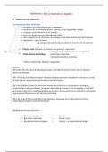 Theoretische Samenvatting Personeel & Organisatie (Slides & Boek). Zeer gestructureerd en uitgebreid. 