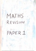 Maths Paper 1 Revision 