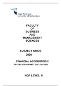 2020 Financial accounting2 Subject Guide