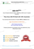 Cisco Advanced Enterprise Networks Architecture Specialization 500-470 Practice Test, 500-470 Exam Dumps 2020 Update