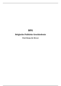 Samenvatting Belgische Politieke Geschiedenis