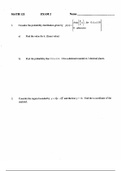 Math 121 Exam 2 Sample 1
