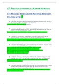 ATI Maternal Newborn A & B Proctored Exam ( New 2020 )