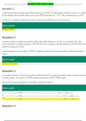 Chamberlain College of Nursing : MATH 225N Week 6 Quiz / MATH225 Week 6 Assignment (Latest 2020)(ANSWERS VERIFIED 100% CORRECT)