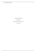 HLT 364 Topic 5 Assignment; Business Research Paper - Draft