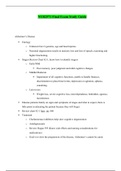 NUR2571 Final Exam Material Notes / NUR 2571 Final Exam Study Guide (Latest 2020): Professional Nursing II: Rasmussen College