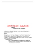ADN110 Exam 1 Study Guide FA18. 2020 VERSION