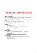 Maternity exam6 study guide 2020 VERSION