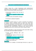 HESI EXIT COMPREHENSIVE REVIEW B WITH RATIONALE (100 Q & A) (LATEST): VERIFIED AND ALL CORRECT ANSWERS, BEST FOR PREPARATION