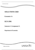ECS1501 ASSIGNMENT 3 SOLUTIONS 2020 SEMESTER 2 