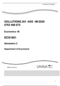 ECS1601 ASSIGNMENT 4 SOLUTIONS 2020 SEMESTER 2 