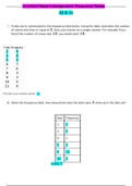 MATH 225N Week 2 Assignment / MATH225 Week 2 Assignment : Frequency Tables Q & A (NEW 2020) : Chamberlain College of Nursing (Latest complete solution, Already Graded A)