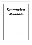 Afrikaans Language notes (Taal paper 1)