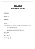 PHY1506 assignment 3 semester 2 2020